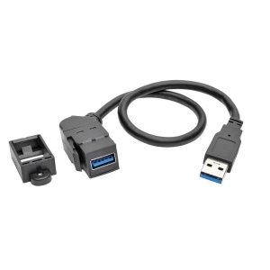 Tripp Lite U324-001-KPA-BK USB-kabel 0,3 m USB 3.2 Gen 1 (3.1 Gen 1) USB A Zwart