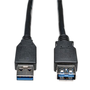 Tripp Lite U324-003-BK USB-kabel 0,91 m USB 3.2 Gen 1 (3.1 Gen 1) USB A 2 x USB A Zwart