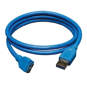 Tripp Lite U326-003 USB-kabel 0,91 m USB 3.2 Gen 1 (3.1 Gen 1) USB A Micro-USB B Blauw