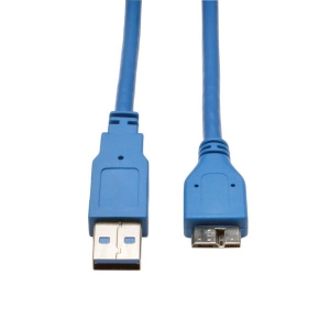 Tripp Lite U326-003 USB-kabel 0,91 m USB 3.2 Gen 1 (3.1 Gen 1) USB A Micro-USB B Blauw