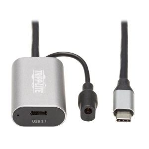 Tripp Lite U330-05M-C2C USB-kabel 5 m USB 3.2 Gen 1 (3.1 Gen 1) USB C Zwart, Grijs