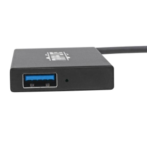 Tripp Lite U360-004-4A-AL interface hub USB 3.2 Gen 1 (3.1 Gen 1) Type-A 5000 Mbit/s Zwart