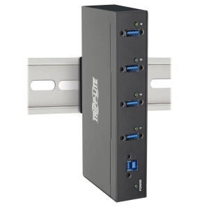 Tripp Lite U360-004-IND interface hub USB 3.2 Gen 1 (3.1 Gen 1) Type-B 5000 Mbit/s Zwart