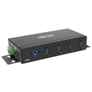 Tripp Lite U360-004-IND interface hub USB 3.2 Gen 1 (3.1 Gen 1) Type-B 5000 Mbit/s Zwart