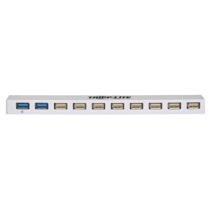 Tripp Lite U360-010C-2X3 interface hub USB 3.2 Gen 1 (3.1 Gen 1) Micro-B 5000 Mbit/s Wit