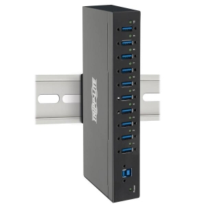 Tripp Lite U360-010-IND interface hub USB 3.2 Gen 1 (3.1 Gen 1) Type-B 5000 Mbit/s Zwart