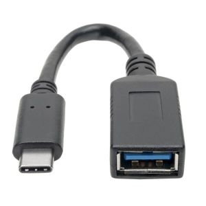 Tripp Lite U428-06N-F USB-kabel 0,15 m USB 3.2 Gen 2 (3.1 Gen 2) USB C USB A Zwart