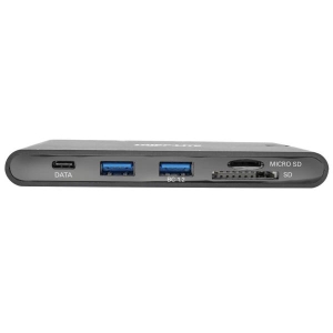 Tripp Lite U442-DOCK3-B notebook dock & poortreplicator Bedraad USB 3.2 Gen 2 (3.1 Gen 2) Type-C Zwart