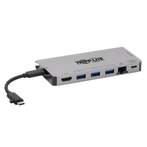 Tripp Lite U442-DOCK5D-GY notebook dock & poortreplicator Bedraad USB 3.2 Gen 1 (3.1 Gen 1) Type-C Grijs