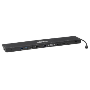 Tripp Lite U442-DOCK7D-B notebook dock & poortreplicator Bedraad USB 3.2 Gen 1 (3.1 Gen 1) Type-C Zwart