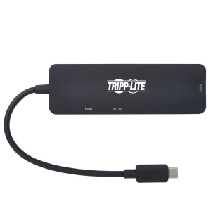 Tripp Lite U444-06N-H3UC2 notebook dock & poortreplicator Bedraad Thunderbolt 3 Zwart