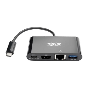 Tripp Lite U444-06N-H4GUBC interface hub USB 3.2 Gen 2 (3.1 Gen 2) Type-C 1000 Mbit/s Zwart