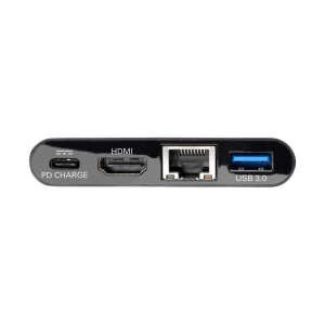 Tripp Lite U444-06N-H4GUBC interface hub USB 3.2 Gen 2 (3.1 Gen 2) Type-C 1000 Mbit/s Zwart