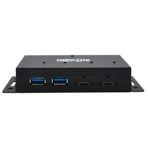 Tripp Lite U460-2A2C-IND interface hub USB 3.2 Gen 2 (3.1 Gen 2) Type-C 10000 Mbit/s Zwart