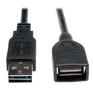 Tripp Lite UR024-001 USB-kabel 0,3 m USB 2.0 USB A Zwart