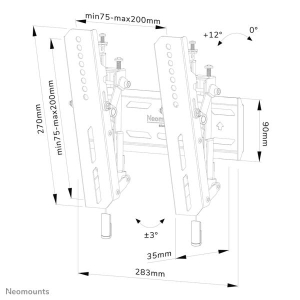 Neomounts by Newstar Select Neomounts tv wandsteun