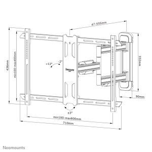 Neomounts by Newstar Select Neomounts tv wandsteun