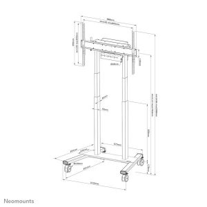 Neomounts gemotoriseerde vloersteun