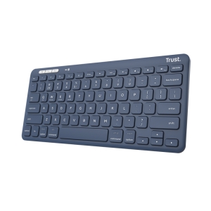 Trust Lyra toetsenbord RF-draadloos + Bluetooth QWERTY Amerikaans Engels Blauw