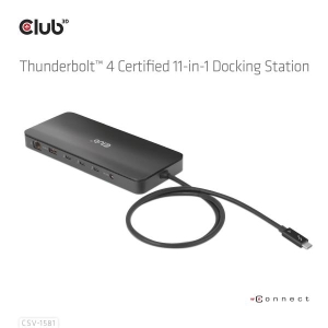 CLUB3D Thunderbolt 4 Certified 11-in-1 Docking Station