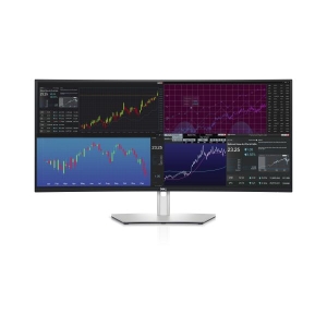 DELL UltraSharp U3824DW LED display 95,2 cm (37.5\") 3840 x 1600 Pixels Wide Quad HD+ LCD Zwart, Zilver