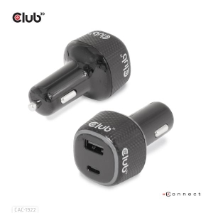 CLUB3D Notebook / Laptop Power Car Charger 63 Watt