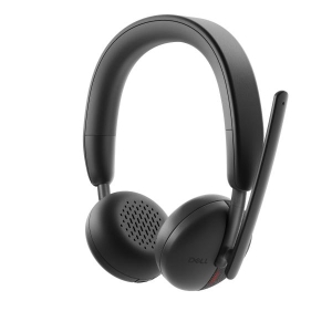 DELL WL3024 Headset Bedraad en draadloos Hoofdband Oproepen/muziek USB Type-C Bluetooth Zwart