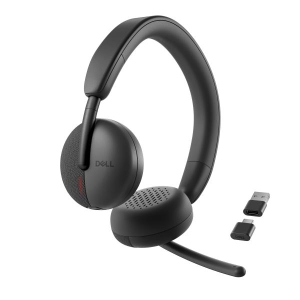 DELL WL3024 Headset Bedraad en draadloos Hoofdband Oproepen/muziek USB Type-C Bluetooth Zwart