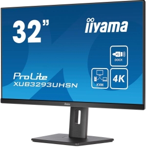 iiyama ProLite XUB3293UHSN-B5 computer monitor 80 cm (31.5\") 3840 x 2160 Pixels 4K Ultra HD LCD Zwart