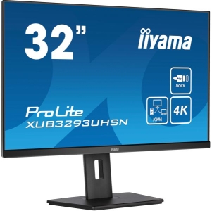 iiyama ProLite XUB3293UHSN-B5 computer monitor 80 cm (31.5\") 3840 x 2160 Pixels 4K Ultra HD LCD Zwart