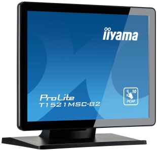 iiyama ProLite T1521MSC-B2 computer monitor 38,1 cm (15\") 1024 x 768 Pixels XGA LED Touchscreen Tafelblad Zwart