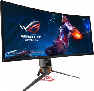 ASUS ROG Swift PG349Q 86,7 cm (34.1\") 3440 x 1440 Pixels UltraWide Quad HD LED Koper, Titanium