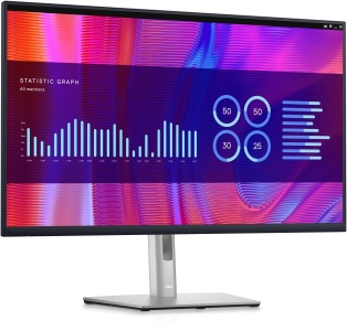 DELL P Series P3223DE 80 cm (31.5\") 2560 x 1440 Pixels Quad HD LCD Zwart