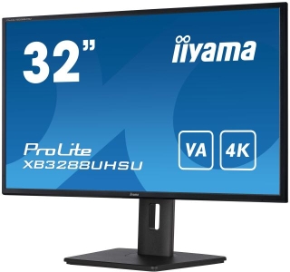 iiyama ProLite XB3288UHSU-B5 computer monitor 80 cm (31.5\") 3840 x 2160 Pixels 4K Ultra HD LCD Zwart