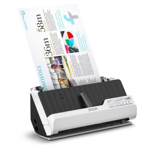 Epson DS-C490 Scanner met ADF + invoer voor losse vellen 600 x 600 DPI A4 Zwart, Wit