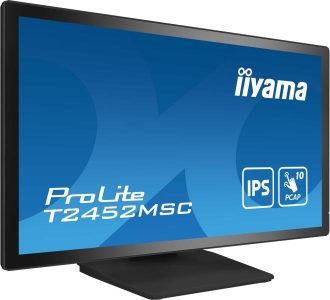 iiyama ProLite T2452MSC-B1 computer monitor 60,5 cm (23.8\") 1920 x 1080 Pixels Full HD LCD Touchscreen Multi-gebruiker Zwart