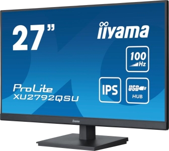 iiyama ProLite computer monitor 68,6 cm (27\") 2560 x 1440 Pixels Dual WQHD LED Zwart