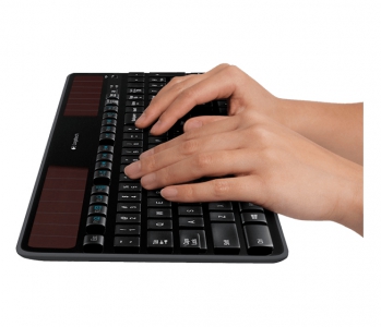 Logitech K750 toetsenbord RF Draadloos QWERTZ Zwitsers Zwart