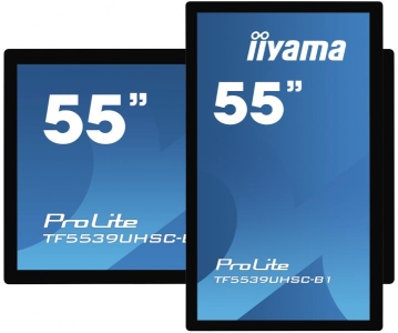 iiyama ProLite TF5539UHSC-B1AG touch screen-monitor 139,7 cm (55\") 3840 x 2160 Pixels Multi-touch Multi-gebruiker Zwart