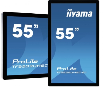 iiyama ProLite TF5539UHSC-B1AG touch screen-monitor 139,7 cm (55\") 3840 x 2160 Pixels Multi-touch Multi-gebruiker Zwart