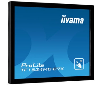 iiyama ProLite TF1534MC-B7X touch screen-monitor 38,1 cm (15\") 1024 x 768 Pixels Multi-touch Multi-gebruiker Zwart