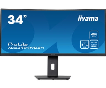 iiyama ProLite XCB3494WQSN-B5 LED display 86,4 cm (34\") 3440 x 1440 Pixels UltraWide Quad HD Zwart