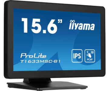 iiyama ProLite T1633MSC-B1 computer monitor 39,6 cm (15.6\") 1920 x 1080 Pixels Full HD LCD Touchscreen Zwart