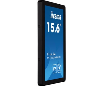 iiyama ProLite TF1633MSC-B1 computer monitor 39,6 cm (15.6\") 1920 x 1080 Pixels Full HD Touchscreen Zwart