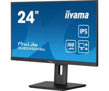 iiyama XUB2492HSU-B6 computer monitor 60,5 cm (23.8\") 1920 x 1080 Pixels Full HD LED Zwart