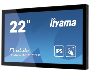 iiyama ProLite TF2234MC-B7X touch screen-monitor 54,6 cm (21.5\") 1920 x 1080 Pixels Multi-touch Multi-gebruiker Zwart