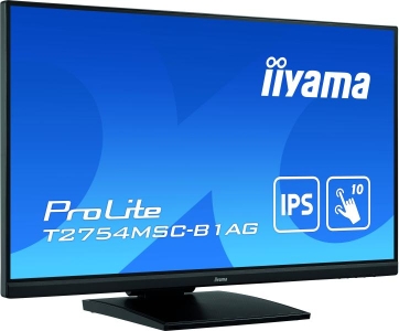 iiyama ProLite T2754MSC-B1AG touch screen-monitor 68,6 cm (27\") 1920 x 1080 Pixels Multi-touch Multi-gebruiker Zwart