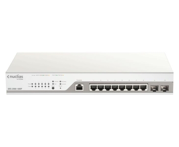 D-Link DBS-2000-10MP/E netwerk-switch Managed L2 Gigabit Ethernet (10/100/1000) Power over Ethernet (PoE) Grijs