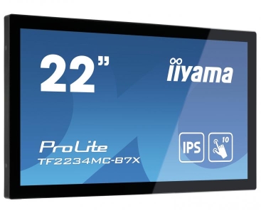 iiyama ProLite TF2234MC-B7X touch screen-monitor 54,6 cm (21.5\") 1920 x 1080 Pixels Multi-touch Multi-gebruiker Zwart