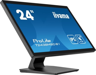 iiyama ProLite computer monitor 60,5 cm (23.8\") 1920 x 1080 Pixels Full HD LED Touchscreen Zwart